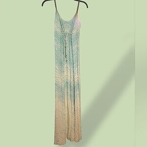 EUC Tommy Bahama Shelter Cove Chevron Pattern Maxi Dress